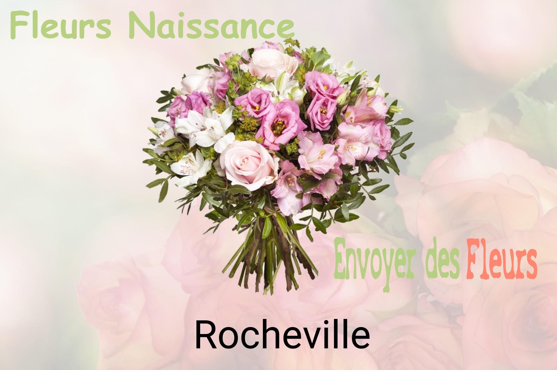 Bouquet de fleurs de naissance livré à Rocheville